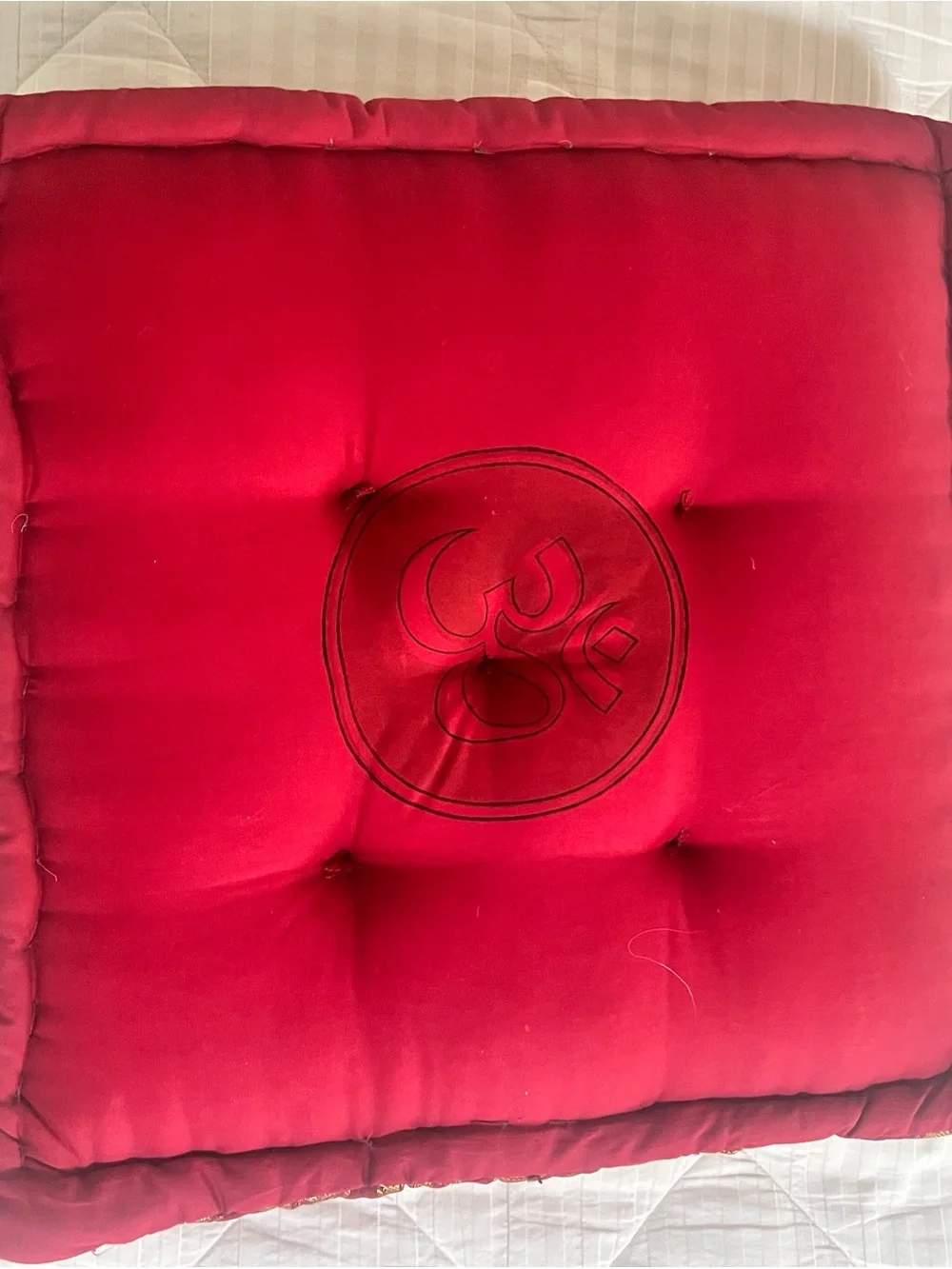 Shabby Chic meditation pillow